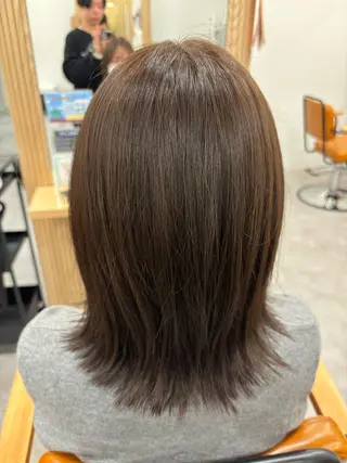 ミディアム カラー ❄️中野侑香❄️ ハイライト/ブリーチのヘアスタイル