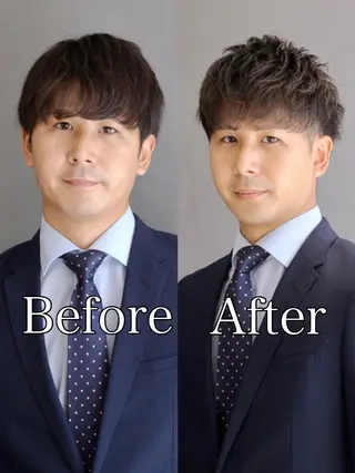 メンズ PORTE HOMME PRES所属・佐藤 純のヘアスタイル