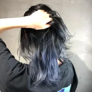 セミロング カラー 清水 美雪のヘアスタイル
