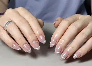 ネイル By moonネイル 🌷ワンホン/韓国風のネイルデザイン