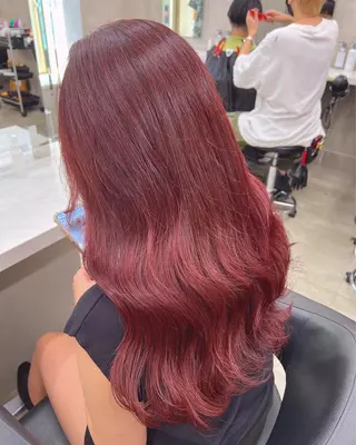 セミロング 💖札幌カラー 指名No.1💖玲奈のヘアスタイル