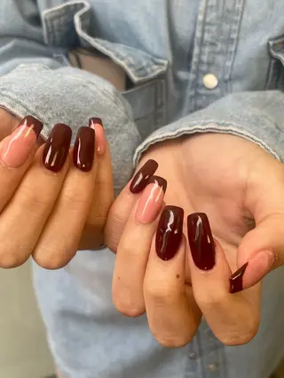 ネイル 🎀ボブ＋ハイトーン シュカ👶🏻のヘアスタイル