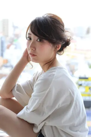 ミディアム 加納 慎太郎のヘアスタイル