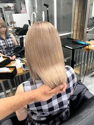 セミロング カラー welring hair salonのヘアスタイル