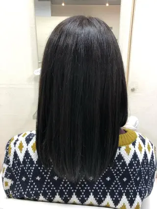 ミディアム 阿部 美咲のヘアスタイル