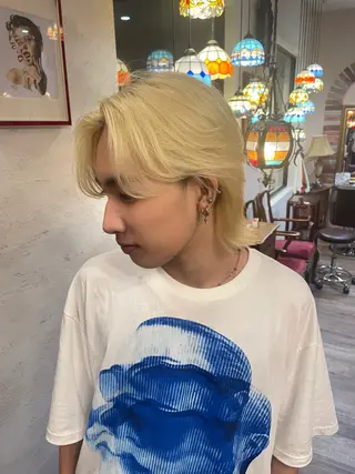 ショート メンズ 濱岸 蓮央のヘアスタイル