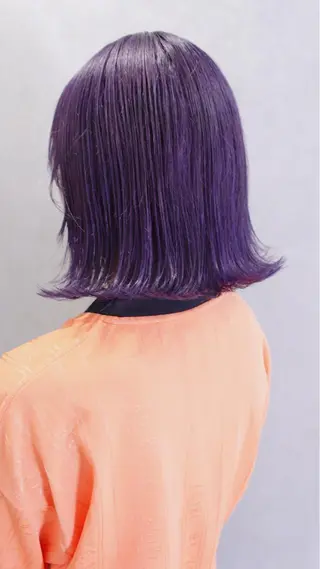 ミディアム カラー ヘアアレンジ lani ブリーチ /ダブルカラーのヘアスタイル