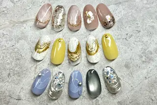 ミディアム cattleya nailのネイルデザイン