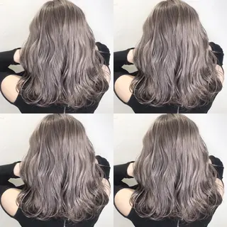 ミディアム カラー 似合わせ/ブリーチ カラー.岡田友仁のヘアスタイル