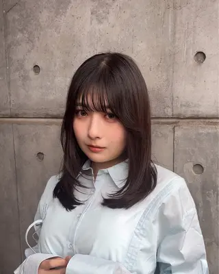 ミディアム 黄金比の似合わせ /吉祥寺 /kokiのヘアスタイル