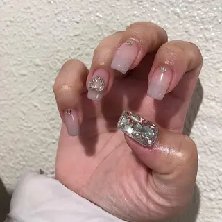 ネイル パラあり！フィルイン 美フォルムのネイルデザイン