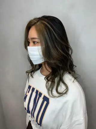 ロング カラー stylist N0Nのヘアスタイル