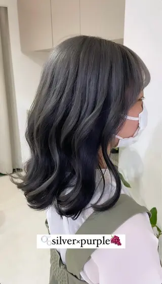セミロング カラー TIGRE  kagoshima所属・鹿児島レイヤー/ 韓国ヘア/みつはのヘアスタイル