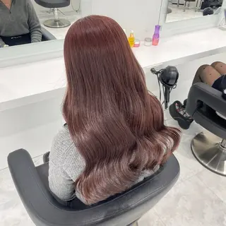 カラー 🤍ブリーチなし ブラウンhimi🤍のヘアスタイル
