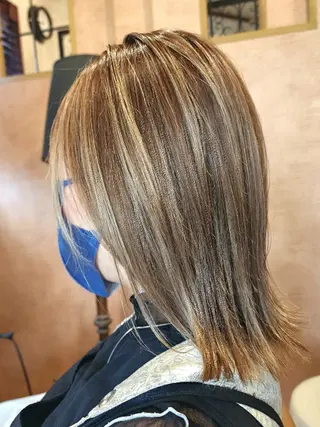 ミディアム 柏 康孝のヘアスタイル