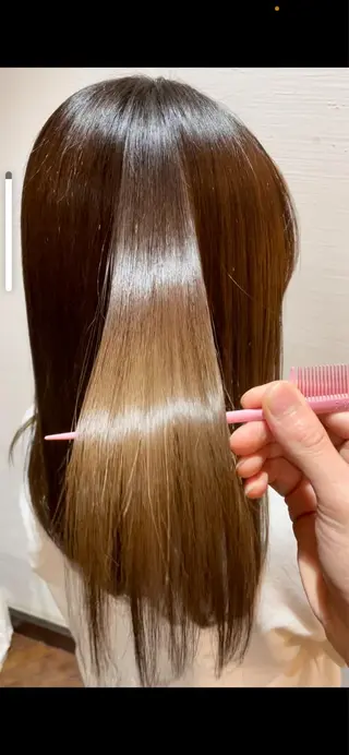 ミディアム stylist YUTOのヘアスタイル