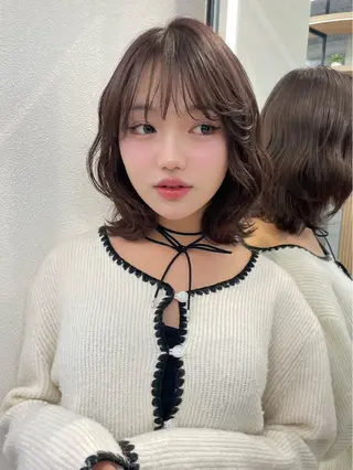 ミディアム 大宮|髪質改善×韓国 レイヤー💎しょうまのヘアスタイル