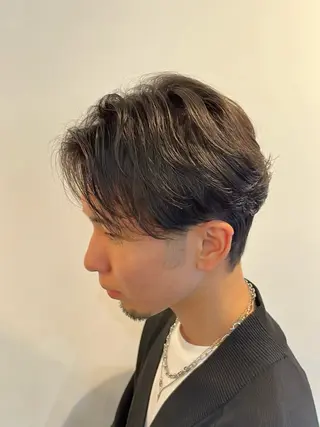 ミディアム 今在家 玲【艶髪スト レート/メンズ】のヘアスタイル