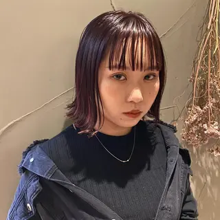 ショート カラー qpula misuzuのヘアスタイル