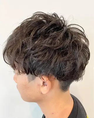 ショート パーマ メンズ FLAGS YAMATOのヘアスタイル