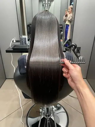 ロング 松尾 祐輝のヘアスタイル