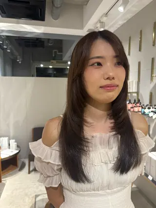 ロング milli所属・西脇 久玲愛のヘアスタイル