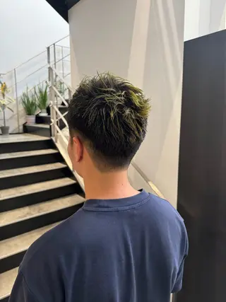 ショート カラー メンズ miu （ミユ）のヘアスタイル