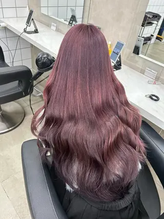 ロング カラー 🎀暖色/ラベンダー /paru🤍のヘアスタイル