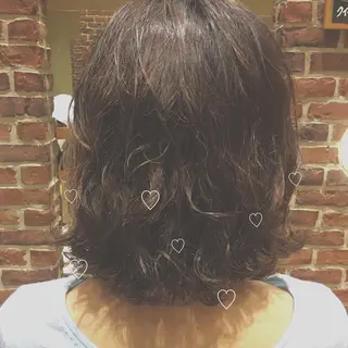 ミディアム 韓国ヘアならお任せ！ 小辻李菜💕のヘアスタイル