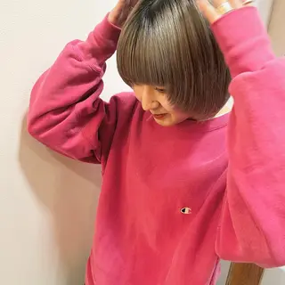 ミディアム 仲村 夏希のヘアスタイル