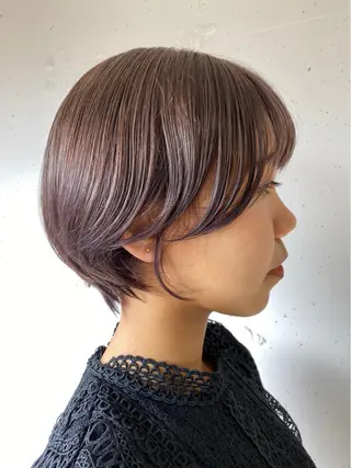 ショート 顔周りの垢抜けヘア 立山愛梨のヘアスタイル