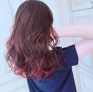 ミディアム カラー KAEDE🎀 縮毛矯正＆パーマ特化のヘアスタイル