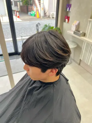 パーマ メンズ SENA 再現性 パーマと縮毛矯正のヘアスタイル