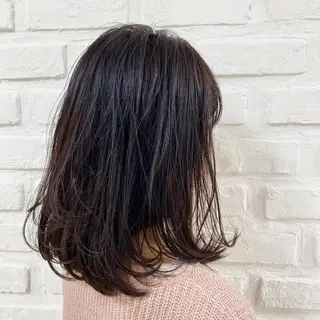 ミディアム カラー 横山 穂高のヘアスタイル