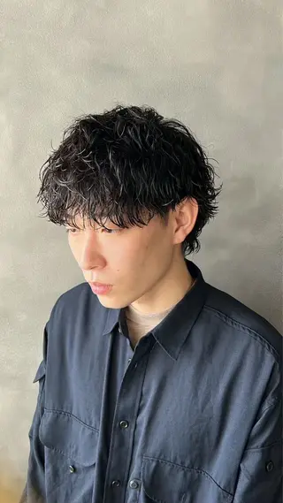 パーマ メンズ スタイリスト/ 舩戸夏稀のヘアスタイル