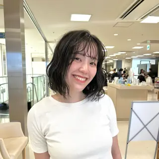ショート カラー ヘアアレンジ/ベー ジュchiakiのヘアスタイル