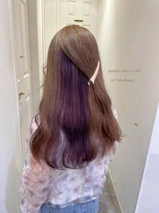 ロング カラー シールエクステ横浜 🐏☁️miminaのヘアスタイル