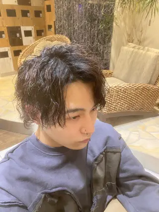 ショート パーマ メンズ 大人メンズヘア アドバイザーkaiのヘアスタイル