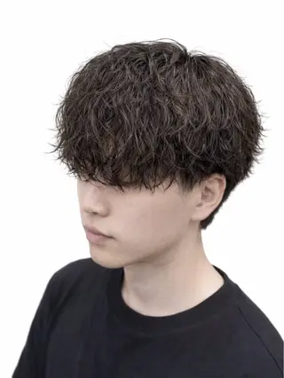 パーマ メンズ 👑駅近メンズサロン パーマ特化北千住👑のヘアスタイル