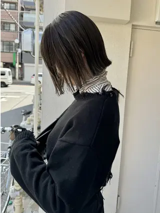 ショート カラー 立川艶髪カラーと映画 美容師YUJIのヘアスタイル