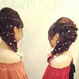 ロング ヘアアレンジ 垢抜けメイク✖️盛れ るヘア/SAORIのヘアスタイル