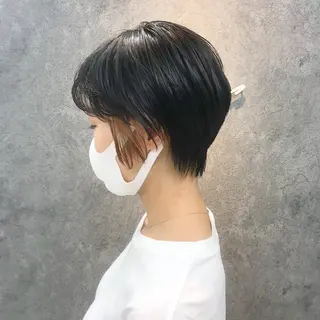 ショート 所渉/韓国レイヤー /ウルフカットのヘアスタイル