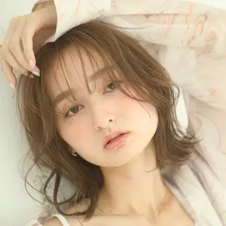 ミディアム 浅井 蓮のヘアスタイル
