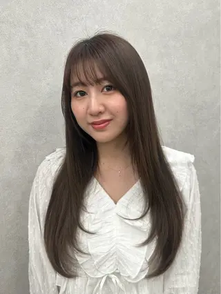 ロング きむらさくら/透明感 /レイヤーカットのヘアスタイル