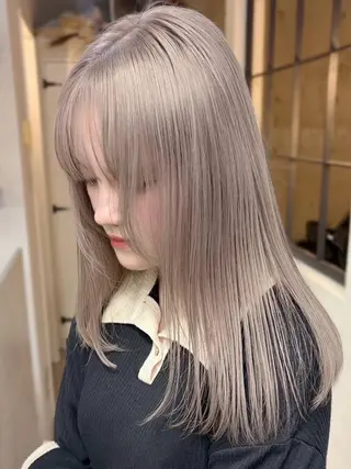 ロング カラー XELM高崎 nearaのヘアスタイル