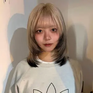 セミロング カラー ☆ AYA/DEANのヘアスタイル