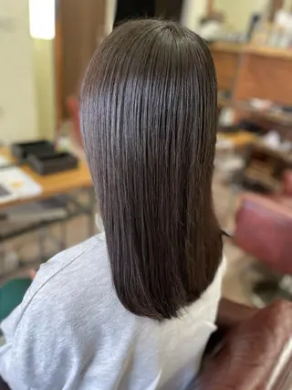 セミロング カラー 💎白髪染めも対応 🙆👌山本明菜のヘアスタイル
