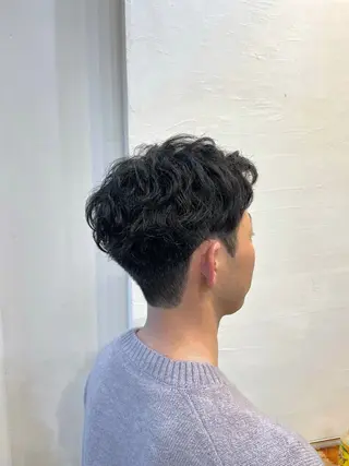 パーマ メンズ ayane / ロングレイヤーカットのヘアスタイル