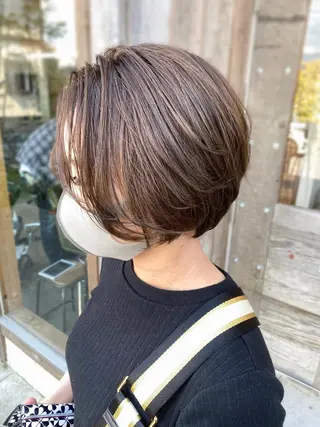 ショート カラー 🗻飯田誠也🗻 カットカラー得意のヘアスタイル