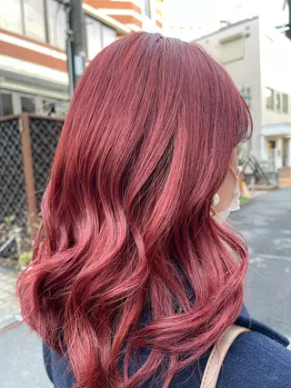 ロング カラー ヘアアレンジ 髪質改善&美髪カラー ボブ&ロングRINのヘアスタイル